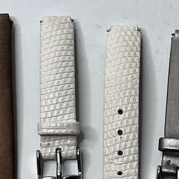 LOT Of 4 Philip Stein Teslar Watch Strap Genuine Leather - Picture 4 of 13